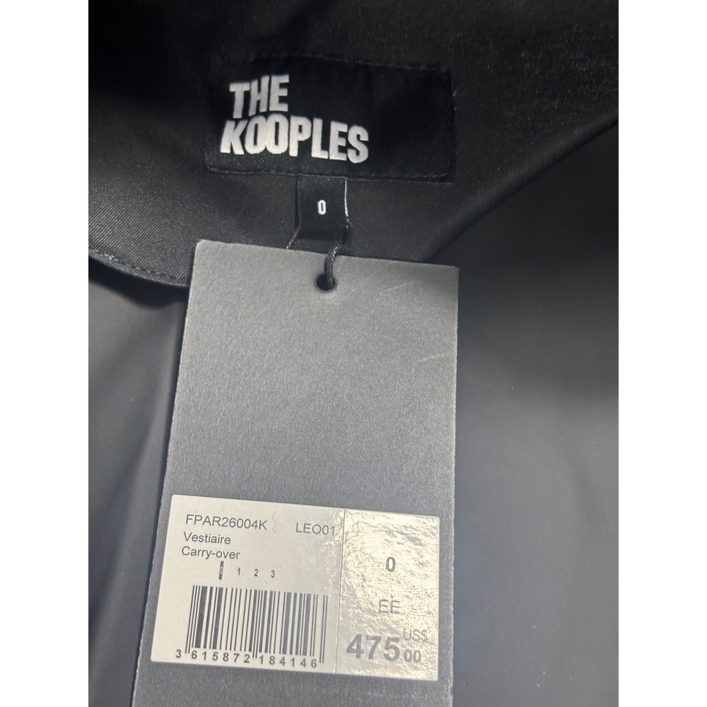 The Kooples NEW Women Leopard Print Waterproof Jacket Size FR 0/US XS MSRP $475 - Picture 7 of 9